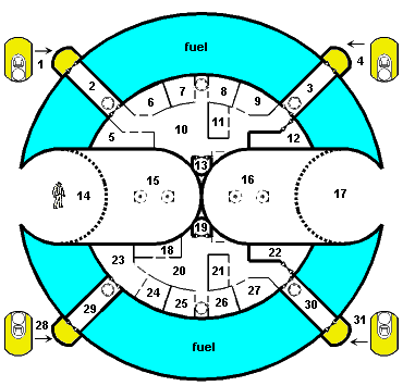 Longsword class mess deck